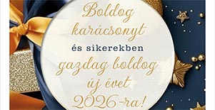 Boldog karácsonyt és sikerekben gazdag boldog új évet 2026-ra!